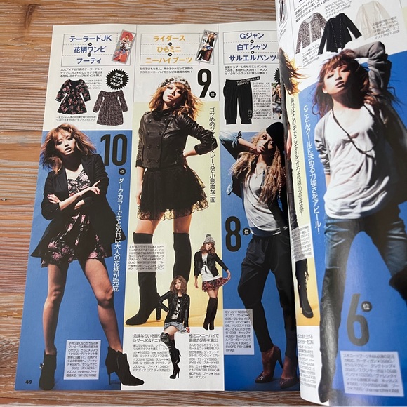 Jelly Magazine 2009 Jan-Dec Japanese Fashion Harajuku Gyaru Gal Shibuya Kawaii - Picture 7 of 13